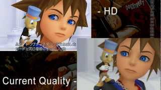 Kingdom Hearts 15 HD Comparison [upl. by Schechter71]