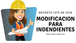 Pago de independiente mes vencido 2018 [upl. by Coral]