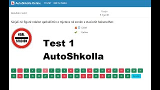 Test 1  Autoshkolla 2021  Totali 40 pyetje  Kategoria A1A2B1B [upl. by Hakeem]