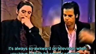 ZDF interview with Nick Cave and Blixa Bargeld1997 [upl. by Iyre]