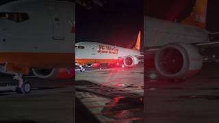 Jeju air pushback leaving for incheon KOREAaviation penerbangan [upl. by Alusru218]