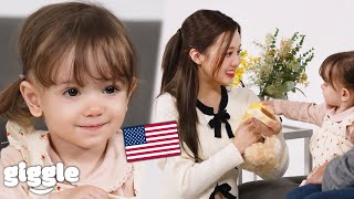 Koreans meet the cutest American Baby for the first time  Compilation [upl. by Iznek554]