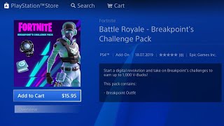 FORTNITE NEW BREAKPOINT CHALLENGE PACK [upl. by Ettennad]