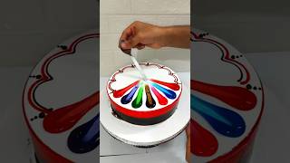 Multi Colour Chocolate Cake Decorating New Cake video shorts short trending viralvideo funny [upl. by Elakram]