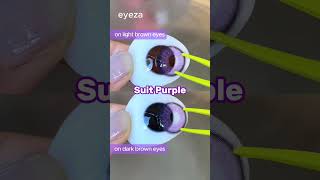 Purple Contacts Galore I knew you guys absolutely love purple Find more lenses at eyezalenscom⁠ [upl. by Kapoor]