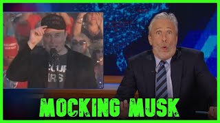 Jon Stewart RUTHLESSLY MOCKS Elon Musk  The Kyle Kulinski Show [upl. by Terrel380]