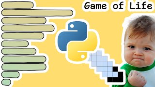 Game of Life in 54 Lines of Python  Conways Game of Life [upl. by Misaq120]