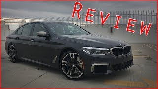 2018 BMW M550i Review [upl. by Luelle]