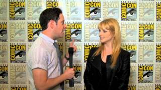 ComicCon 2012  Melissa Rauch Interview [upl. by Creath665]