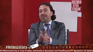 🧠 2015 HACE CASI 10 AÑOS ENTREVISTÉ A PABEL MUÑOZ COMO SECRETARIO DE PLANIFICACIÓN [upl. by Aisital]