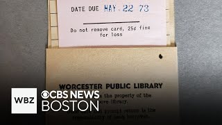 Book overdue 51 years finally returned to Massachusetts library [upl. by Sanjiv539]