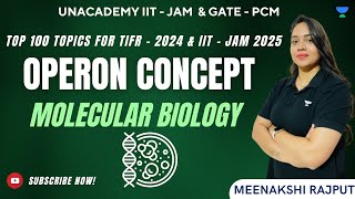 Operon Concept  1  Mol Biology  Top 100 Topics for TIFR 2024 amp IITJAM 2025  Meenakshi Rajput [upl. by Ttevy903]