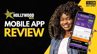 HOLLYWOODBETS MOBILE APP REVIEW  TELECOM ASIA SPORT [upl. by Genvieve]