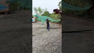 Titan trex Jurassic Park dangerous attack part 18 sshortsvirelvfx animetion [upl. by Richmal]