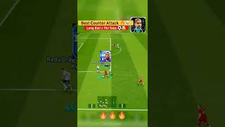 Long Ball Pass x Tiki Taka Counter Attack 🔥☠️ youtubeshorts football bola fcmobile efootball [upl. by Elleraj]