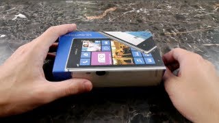 Nokia Lumia 925 Unboxing  White [upl. by Suilienroc]