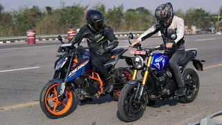 Triumph Speed 400 VS KTM Duke 390  The Real Pocket Rocket [upl. by Assel997]