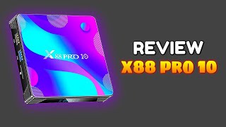 Review X88 PRO 10 Android TV BOX 👌 [upl. by Xeno]