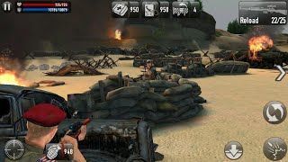 Frontline Commando DDay Gameplay  Map   Gold  Mission   1  Gold  DDay 0600Z [upl. by Oenire]