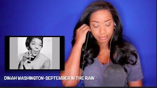 Dinah Washington  September In The Rain DayOne Reacts [upl. by Tobias753]