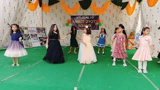 Papa Mere PapaDance by students of Amrit Jyoti School Sajjangarh  15 Aug 2023 [upl. by Fabi]