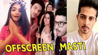 Offscreen Masti of Internet Wala Love Actors  Anushka Sen  Tunisha Sharma  Shivin Narang [upl. by Rollie]