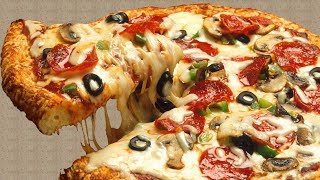 Готовим пиццу с колбасой грибами и сыром🍕 [upl. by Kafka]