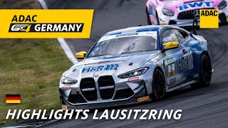 Highlights ADAC GT4 Germany Lausitzring  Rennen 1  Deutsch  ADAC Motorsports [upl. by Macnair]