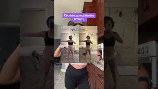 reversing prediabetes  3 month update weightlosstransformation insulinresistance womenshealth [upl. by Wordoow827]