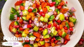 Kachumber Recipe Refreshing Indian Salad [upl. by Anileva645]