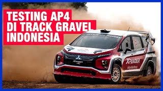 TESTING PERTAMA XPANDER AP4 DI TRACK GRAVEL INDONESIA [upl. by Alrahc400]