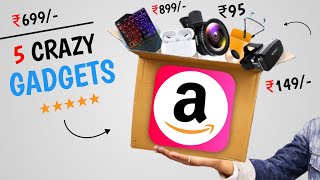 Top 5 Crazy Tech ⚡ Products You Can Buy Amazon Under₹1000  Greatest ⚡ Smart Gadgets Under₹1500 [upl. by Aihsekyw]