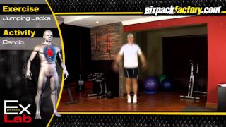 Jumping Jacks  Best Cardio Exercises [upl. by Shulamith142]