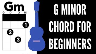 Gm Chord Tutorial  Ukulele School [upl. by Jannel]