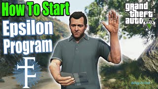 How To Start Epsilon Program Missions  GTA 5 Story Mode [upl. by Copp]