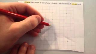 Enlargements with Negative Scale Factors  Corbettmaths [upl. by Zahavi]