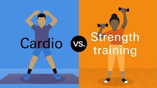 Cardio vs strength training What you need to know [upl. by Akselav]