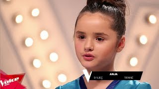 Anja – Klipi i Prezantimit  Audicionet e Fshehura  The Voice Kids Albania 2018 [upl. by Anigue]