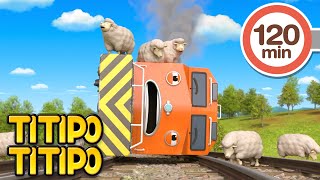 TITIPO TITIPO🚂  BEST Episodes Compilation 4  Hindi Cartoons  टीटीपो टीटीपो हिंदी [upl. by Adym725]