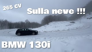 Sulla neve con la Bmw 130i Da sballo [upl. by Guendolen]