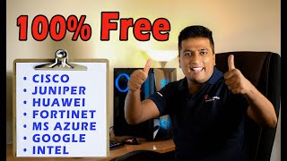 Free Online Courses  CISCO Juniper Microsoft Fortinet Huawei Google [upl. by Gareri]