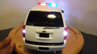 124 POLICE unmarked tahoe with leds and custom push bar [upl. by Yuri]