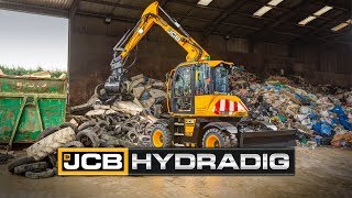 JCB HYDRADIG 110W Wastemaster [upl. by Leanora]