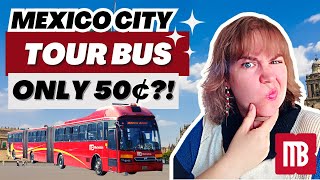 The QUICKEST Way to Get Around Mexico City  Travel Mexico City CHEAP  Metrobus Tips NEED TO KNOW [upl. by Eerehs]