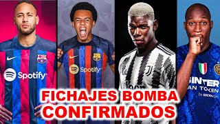 🚨NUEVOS FICHAJES CONFIRMADOS y RUMORES de este MERCADO DE FICHAJES 202223 [upl. by Nitsrik]