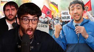 Inside the Rise of Germanys quotNeoNazisquot  Hasanabi reacts to Tyler Oliveira Ft Felix Biederman [upl. by Ailahtan876]