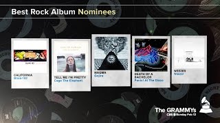 Best Rock Album Nominees  The 59th GRAMMYs [upl. by Raffin]