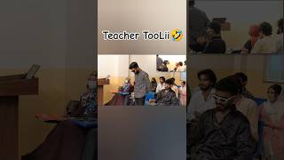 Teacher kaan pkr kar Toolii😂😂 decentboysprank funny comedy shorts [upl. by Annaitat]