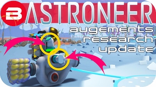 Astroneer Gameplay  AUGMENT amp RESEARCH CURVE ▶NEW UPDATE◀ Lets Play Astroneer [upl. by Aklim429]