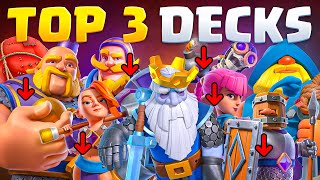 TOP 3 BEST DECKS AFTER THE NEW UPDATE 🏆 [upl. by Oinota]